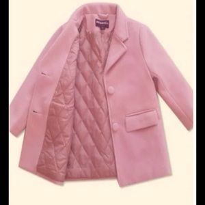 Pink pea coat